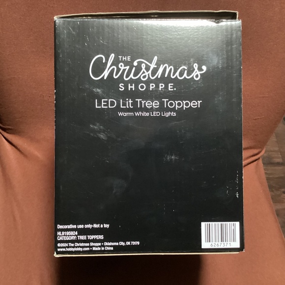 The Christmas Shoppe LED Lit Tree Topper New - Picture 10 of 17